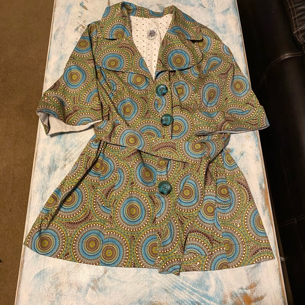 Vintage short sleeve trenchcoat